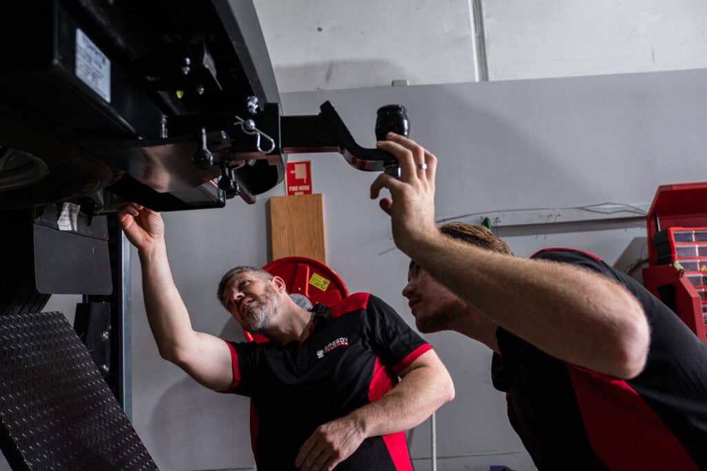 qualified towbar technicians